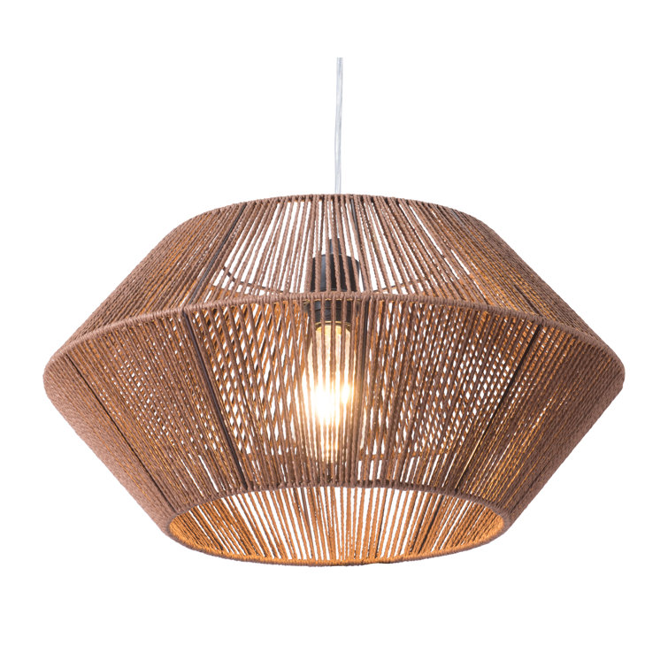 One Allium Way® Kendrick Ceiling Lamp Brown Wayfair